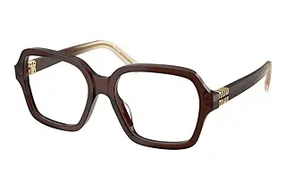 Miu Miu MU 03YV 23H1O1 Brown Transparent