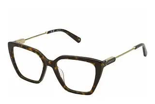 Nina Ricci VNR372 0743 SHINY BROWN/YELLOW HAVANA