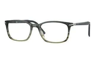 Persol PO3189V 1012 Grey Striped Green Gradient