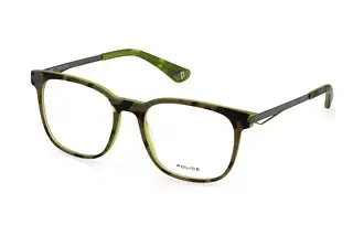 Police VK103 7NVM MATT HAVANA TOP+OPAL GREEN