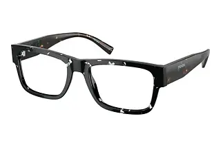 Prada PR 15YV 15S1O1 Black Crystal Tortoise