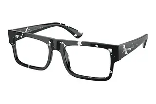 Prada PR A01V 15O1O1 Havana Black Transparent