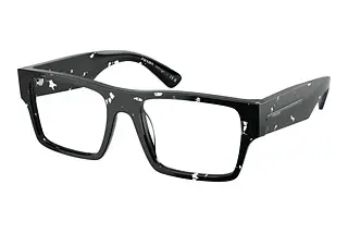Prada PR A08V 15O1O1 Havana Black Transparent