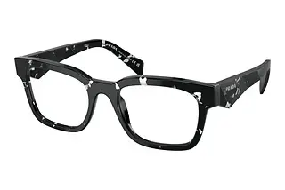 Prada PR A10V 15O1O1 Havana Black Transparent