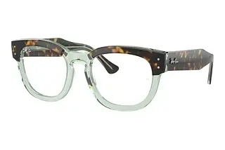 Ray-Ban RX0298V 8249 Havana On Transparent Green