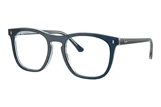 Ray-Ban RX2210V 8324 Blue On Transparent Blue