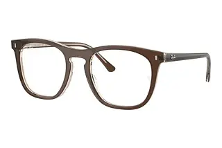 Ray-Ban RX2210V 8365 Brown On Transparent Light Brown