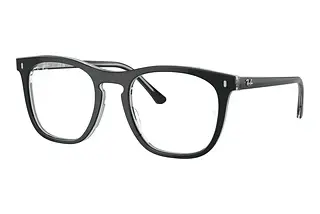 Ray-Ban RX2210V 8367 Dark Grey On Transparent Light Grey