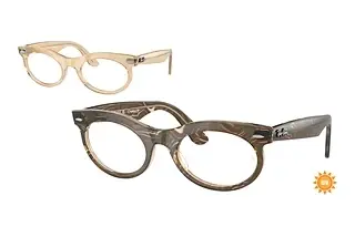 Ray-Ban RX2242V 8294 Photo Waves Brown