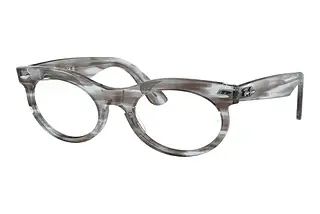 Ray-Ban RX2242V 8361 Striped Transparent Blue