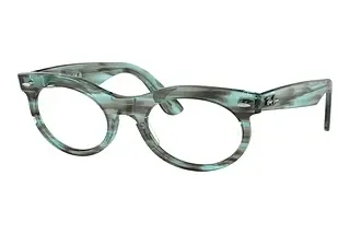 Ray-Ban RX2242V 8362 Striped Transparent Green