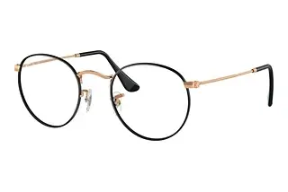 Ray-Ban RX3447V 3173 Black On Rose Gold