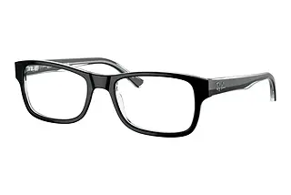 Ray-Ban RX5268 2034 Black On Transparent