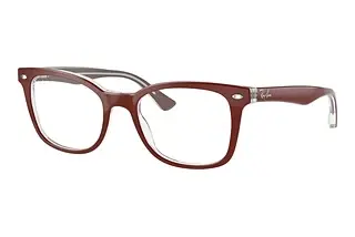 Ray-Ban RX5285 5738 Bordeaux On Transparent