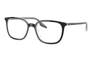 Ray-Ban RX5406 2034 Black On Transparent