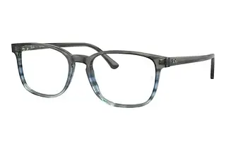 Ray-Ban RX5418 8254 Striped Grey & Blue