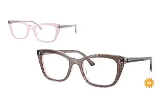 Ray-Ban RX5433 8292 Photo Waves Purple