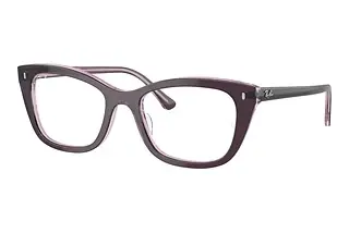 Ray-Ban RX5433 8364 Violet On Transparent Pink