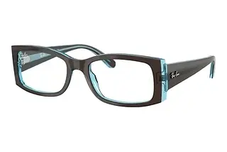Ray-Ban RX5434 8366 Brown On Transparent Blue