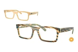 Ray-Ban RX5435 8383 Photo Striped Brown