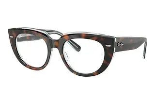 Ray-Ban RX5586 8401 Dark Havana On Multicolor