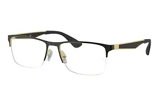 Ray-Ban RX6335 2890 Black On Gold