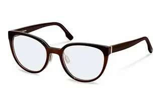 Rodenstock R5370 A000 dark red grey layered, rose gold