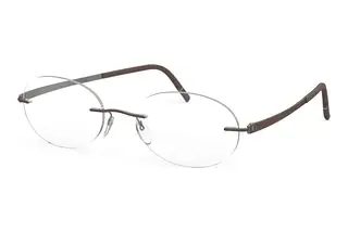 Silhouette 5529-GA 6060 Ruthenium / Cohiba Brown