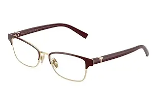 Tiffany TF1168 6185 Burgundy On Pale Gold