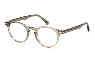 Tom Ford FT5557-B 045 Glänzend Hellbraun
