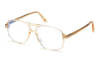 Tom Ford FT5737-B 045 Glänzend Hellbraun