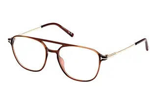 Tom Ford FT5874-B 048 Glänzend Dunkelbraun