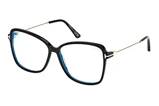 Tom Ford FT5953-B 001 Glänzend Schwarz