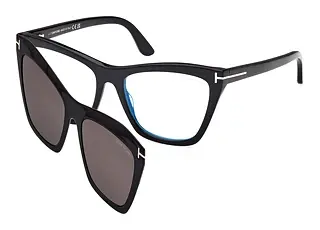 Tom Ford FT5971-B 001 Glänzend Schwarz