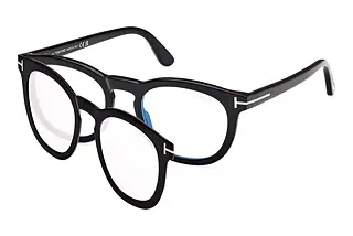 Tom Ford FT5993-B 005 Glänzend Schwarz