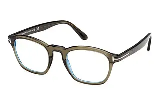 Tom Ford FT6033-B 096 Glänzend Dunkelgrün