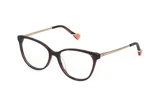 YALEA VYA010 0P60 SHINY STRIPED VIOLET/RED