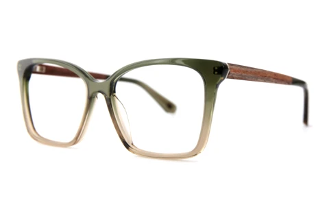 Designerbrillen Wood Fellas Curve (11042 macassar/green)