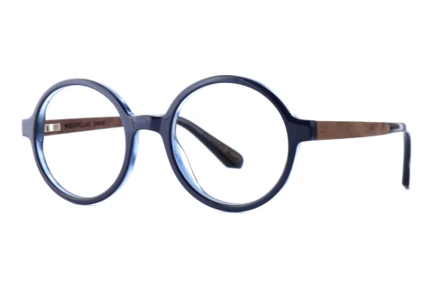 Designerbrillen Wood Fellas Oasis (11057 curled/blue)