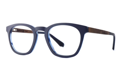Designerbrillen Wood Fellas Flake (11075 curled/blue)