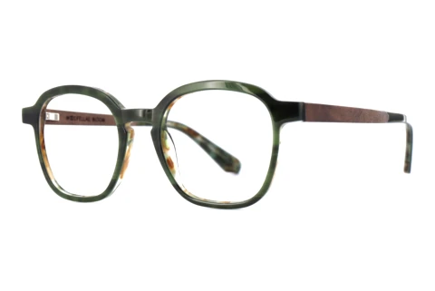 Designerbrillen Wood Fellas BLOOM (11084 curled/green)