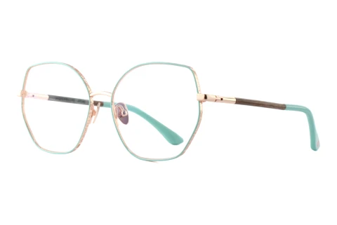 Designerbrillen Wood Fellas ATLAS (11110 curled/green/rose gold)