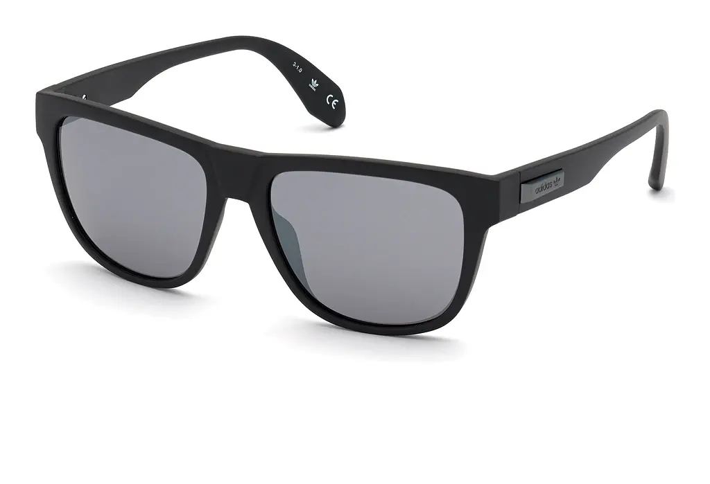 Adidas Originals   OR0035 02C grau verspiegeltMatt Schwarz