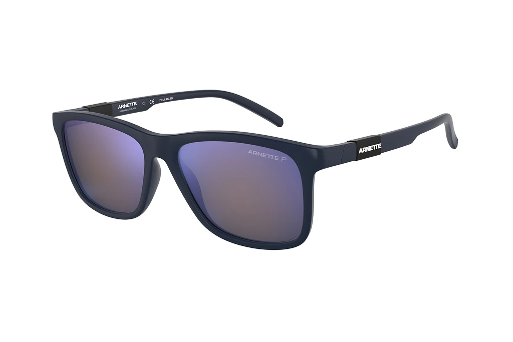 Arnette   AN4276 258722 Polarized Dark Grey Mirror WaterMatte Blue
