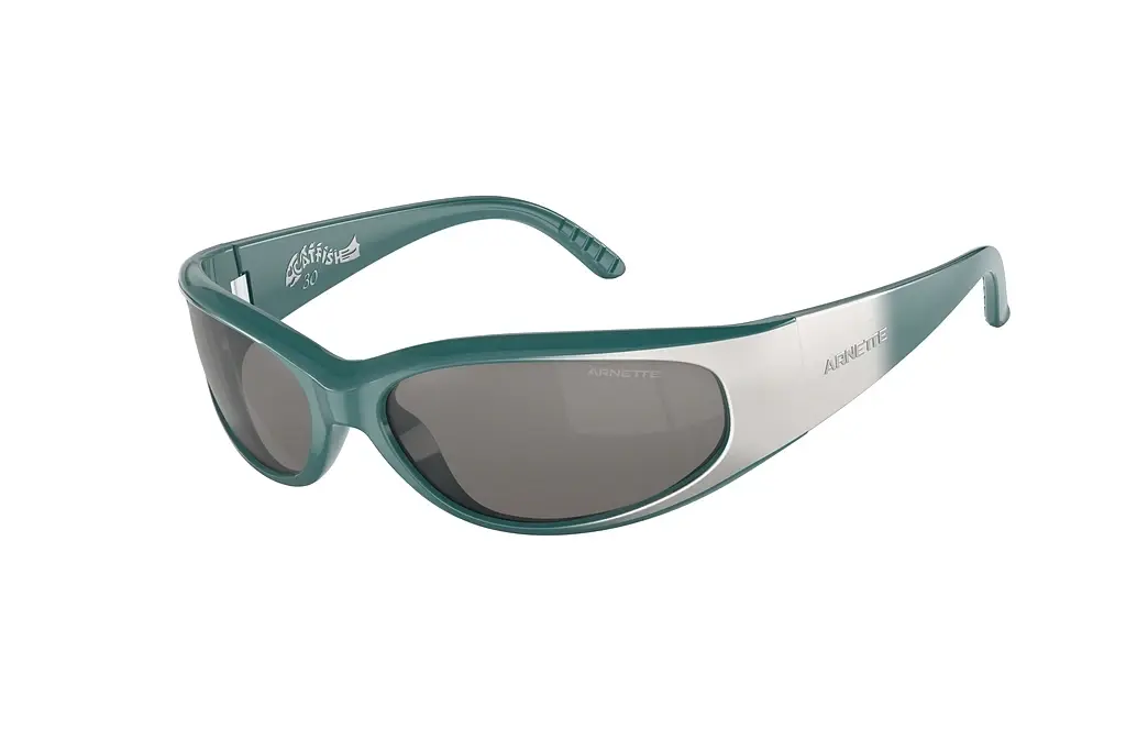 Arnette   AN4302 28176G Light Grey Mirror Silver 80Green Gradiant Metal Silver