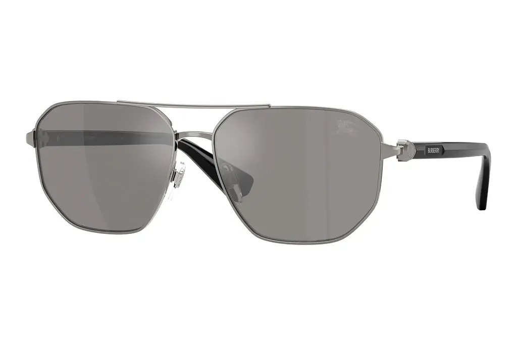 Burberry   BE3166 10036G Light Grey Mirror SilverGunmetal