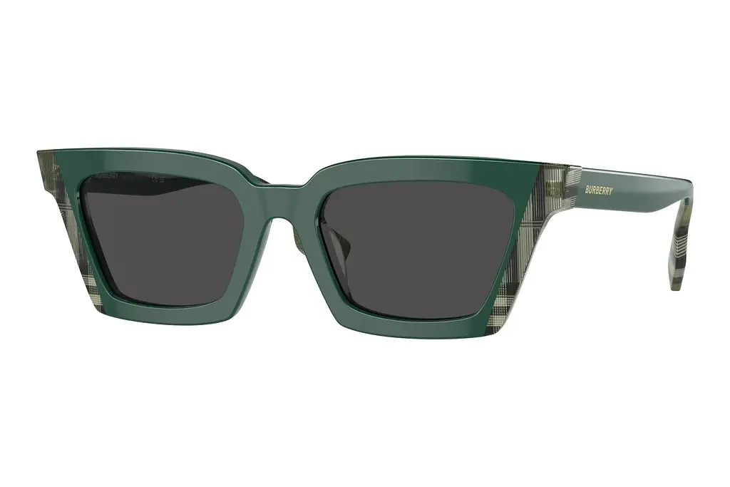 Burberry   BE4392U 405687 Dark GreyGreen/Check Green