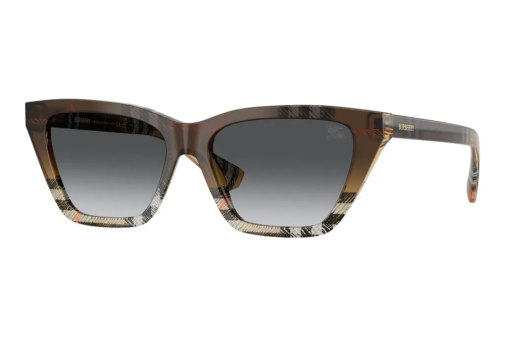 Burberry   BE4468 4202T3 Gradient Grey PolarCheck Sand
