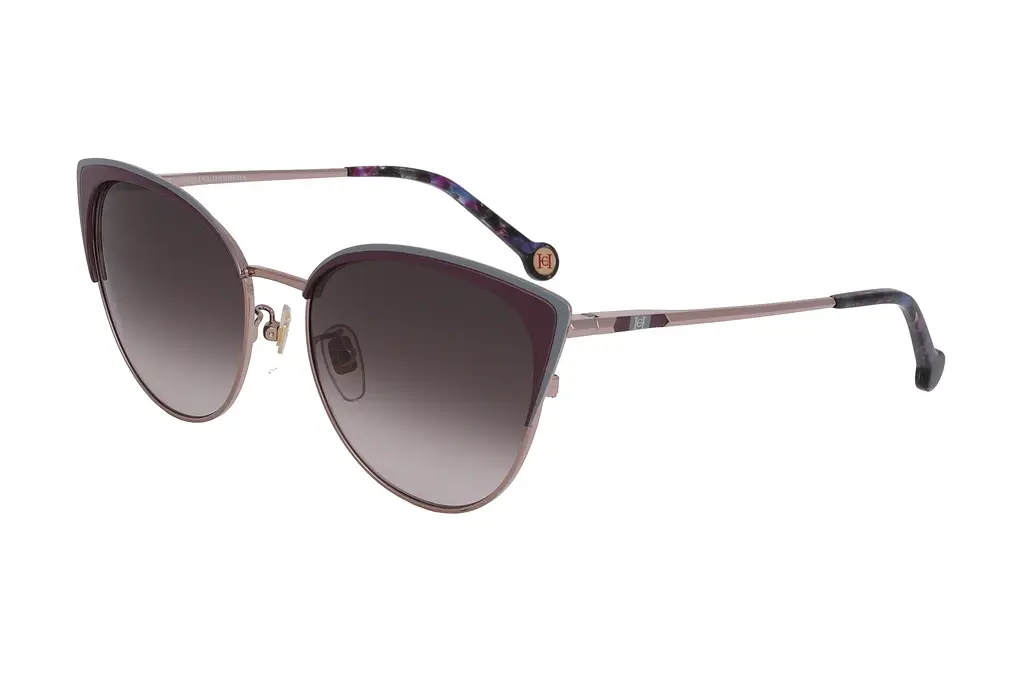 Carolina Herrera   SHE177 0H60 ORO ROSSO LUCIDOGrey Blue