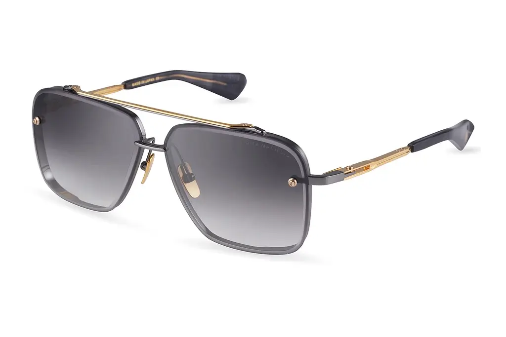DITA   DTS-121 05 DARK GREY TO CLEAR GRADIENTBLACK RHODIUM - YELLOW GOLD